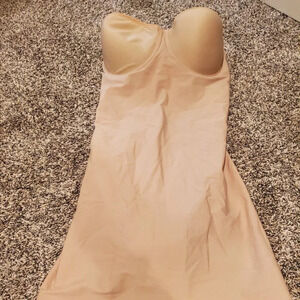 Naomi & Nicole Firm Control Shaping Convertible Shapewear Bra Slip 36D